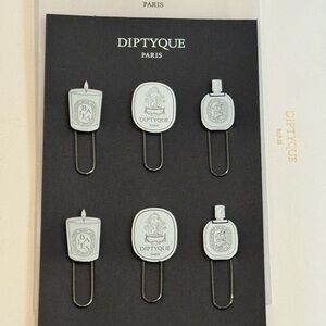 COPY - Diptyque Paris Silver+metal Paper Clips Set. Rare. From Paris. Great gift